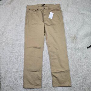Quince Mens size 36x32 Mens Comfort  Pant Beige Khaki Golf Pants New Tags NWT